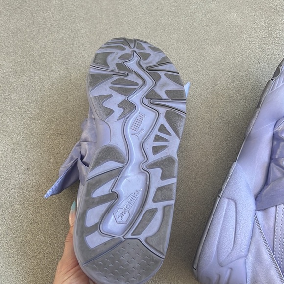 Puma Purple Sneakers with Bow Detail - Picture 7 of 10